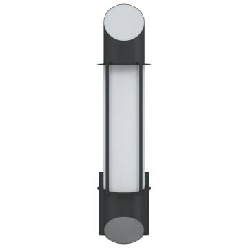 Outdoor Wall Lights 2pcs Black Stainless Steel - Hipomarket