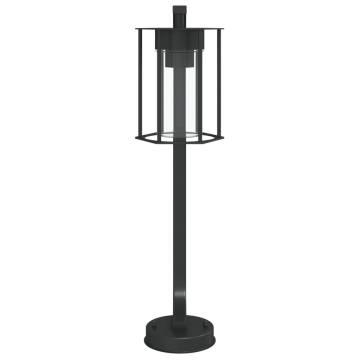 Outdoor Floor Lamps 3pcs Black 60 cm Stainless Steel