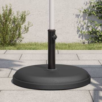 25 kg Round Parasol Base for Ø32-38 mm Umbrella Poles