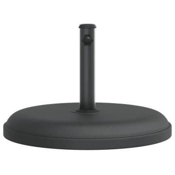 25 kg Round Parasol Base for Ø32-38 mm Umbrella Poles