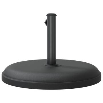 25 kg Round Parasol Base for Ø32-38 mm Umbrella Poles