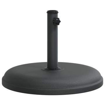 15 kg Round Parasol Base for Ø32-38 mm Poles | HipoMarket