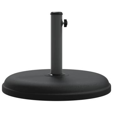 15 kg Round Parasol Base for Ø32-38 mm Poles | HipoMarket