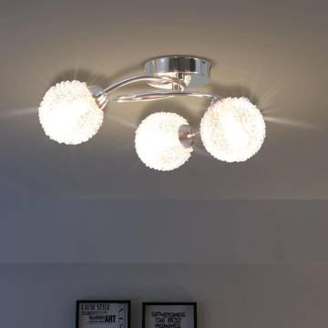 Stylish Ceiling Lamp with 3 G9 LED Bulbs - Hipomarket