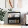  Bookshelf Black 80x30x78.5 cm Engineered Wood and Iron Colour black Quantity in Package 1 Height 78.5 cm Model shelf 