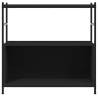 Bookshelf Black 80x30x78.5 cm - Engineered Wood & Iron