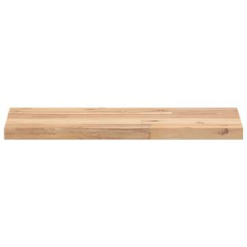 Floating Shelves - 2 Pcs Untreated Solid Acacia Wood | HipoMarket