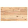 Floating Shelves - 2 Pcs Untreated Solid Acacia Wood | HipoMarket