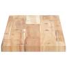 Floating Shelves 2 pcs - Untreated Solid Wood Acacia | Hipomarket