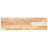 Floating Shelves 2 pcs - Untreated Solid Wood Acacia | Hipomarket