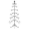 Stylish 180 cm Black Metal Christmas Tree for Decoration