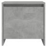 Elegant Concrete Grey Bedside Cabinets - Set of 2 | HipoMarket