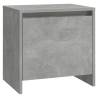 Elegant Concrete Grey Bedside Cabinets - Set of 2 | HipoMarket