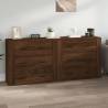  Sideboards 2 pcs Brown Oak Engineered Wood Colour brown oak Quantity in Package 2 