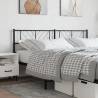 Metal Headboard Black 200 cm Colour black Size 200 cm Quantity in Package 1 