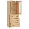 Highboard Sonoma Oak - Stylish Storage Solution 69.5x34x180 cm