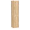 Stylish Highboard Sonoma Oak - 34.5x34x180 cm | HipoMarket