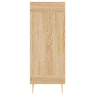 Stylish Highboard Sonoma Oak - 34.5x34x180 cm | HipoMarket