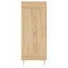 Stylish Highboard Sonoma Oak - 34.5x34x180 cm | HipoMarket