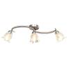  Ceiling Lamp with Transparent Glass Shades for 3 E14 Bulbs Tulip Quantity in Package 1 Bulb Quantity 3 Shape tulip 