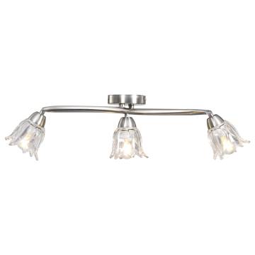 Elegant Ceiling Lamp with Glass Shades for E14 Bulbs - Hipomarket