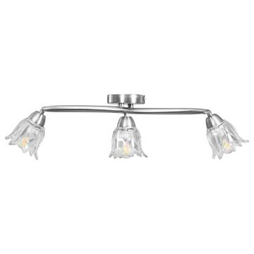 Elegant Ceiling Lamp with Glass Shades for E14 Bulbs - Hipomarket