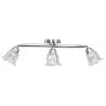 Elegant Ceiling Lamp with Glass Shades for E14 Bulbs - Hipomarket