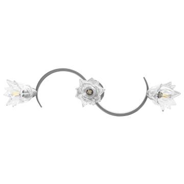 Elegant Ceiling Lamp with Glass Shades for E14 Bulbs - Hipomarket