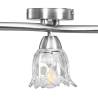 Elegant Ceiling Lamp with Glass Shades for E14 Bulbs - Hipomarket