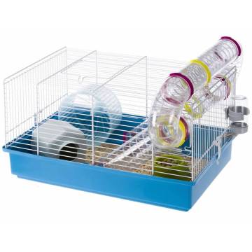 Ferplast Hamster Cage Paula Blue - Colorful & Modular Design