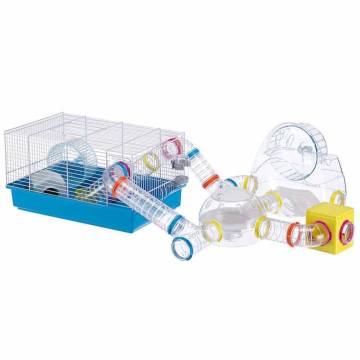 Ferplast Hamster Cage Paula Blue - Colorful & Modular Design