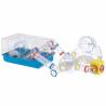 Ferplast Hamster Cage Paula Blue - Colorful & Modular Design