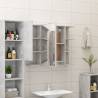 Concrete Grey Bathroom Mirror Cabinet 80x20.5x64 cm