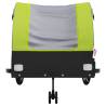 Bike Trailer Black and Green - 45 kg Iron | Hipo Market