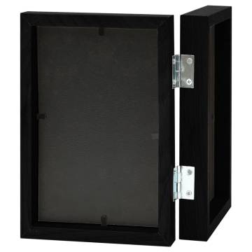 Bifold Photo Frame Collage Black - Stylish Display for Your Memories