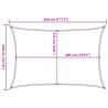 Sunshade Sail 3.5x4.5m Rectangular Sand - UV Resistant