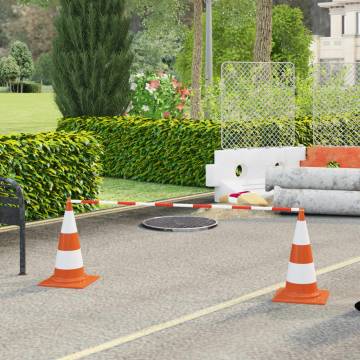 Retractable Traffic Cone Bars - 10 pcs ABS | Hipomarket