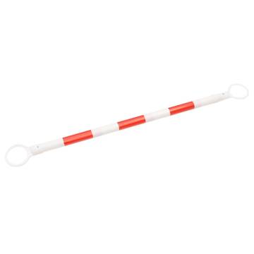 Retractable Traffic Cone Bars - 10 pcs ABS | Hipomarket