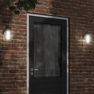 Outdoor Wall Light Black Stainless Steel - Durable & Stylish | Hipomar