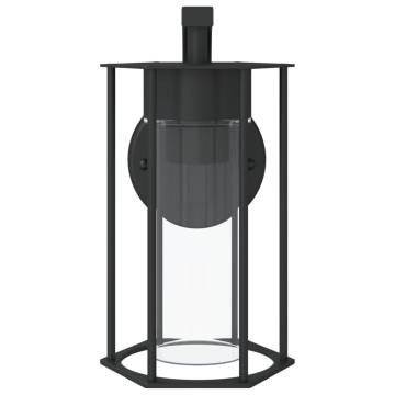 Outdoor Wall Light Black Stainless Steel - Durable & Stylish | Hipomar