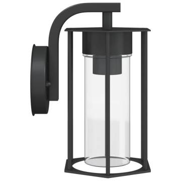 Outdoor Wall Light Black Stainless Steel - Durable & Stylish | Hipomar