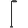 Outdoor Floor Lamps 3pcs Black - Die-cast Aluminium 80 cm