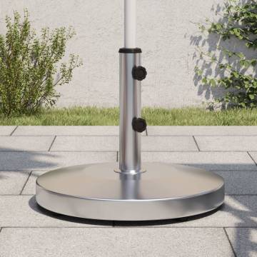 Sturdy 25 kg Round Parasol Base for Ø32-48 mm Poles