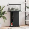  Aquarium Stand Black 60.5x36x72.5 cm Engineered Wood Colour black Size 60.5 x 36 x 72.5 cm 