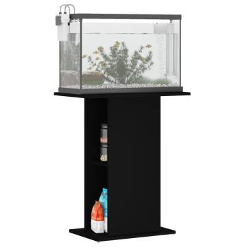 Aquarium Stand Black - 60.5x36x72.5 cm | Durable & Stylish