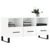 High Gloss White TV Cabinet - Stylish & Practical Design