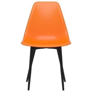 Stylish Orange Dining Chairs - Set of 4 | HipoMarket