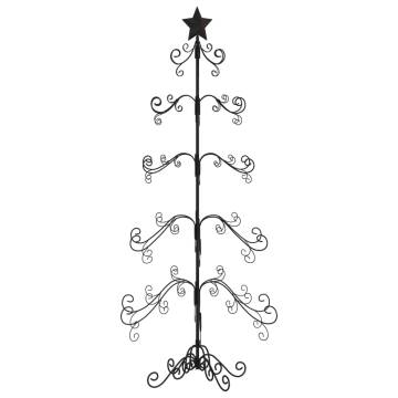 Metal Christmas Tree Black 150cm - DIY Decoration | Hipomarket