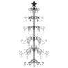 Metal Christmas Tree Black 150cm - DIY Decoration | Hipomarket