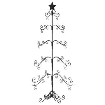 Metal Christmas Tree Black 150cm - DIY Decoration | Hipomarket